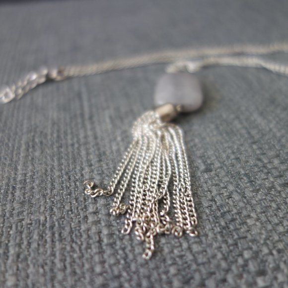 Metal Necklace with Trinkets - Picture 2 of 7